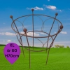1 x Podpora metalowa do roślin krzewów hortensji róż ogród podpórki średnica 60 wysokość 70cm
