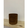 DONICZKA Osłonka Na Donice Metalowa RUSTYKALNA efekt corten na balkon okrągła 15x15cm
