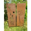 Panel ogrodowy duży XXL parawan dekoracyjny 180cm x 50cm Motyle