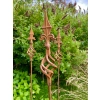 Solidna Podpora metalowa do roślin pnących kwiatów róż trejaż 120cm PERGOLA