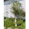 Pergola metal LUCK DESIGN łuk szerokość 120cm wysokość 230 cm + 4× Haczyk haki metalowy DO MOCOWANIA DO ZIEMI 30cm