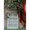 Pergola metal LUCK DESIGN łuk szerokość 120cm wysokość 230 cm + 4× Haczyk haki metalowy DO MOCOWANIA DO ZIEMI 30cm