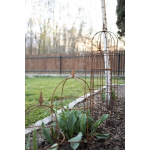 Piękny zestaw 4 x Podpora do roślin roślin PERGOLA OBELISK ozdoba wysokość 50cm, 60cm, 90cm i 115cm