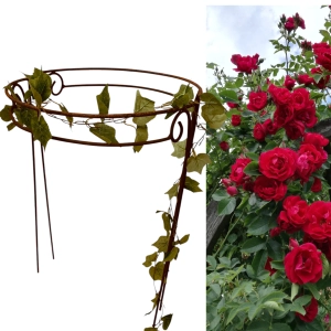 Stylowa Podpora do hortensji roślin krzewów Podpórki średnica 50 cm wysokość 80cm półokrągła 2szt