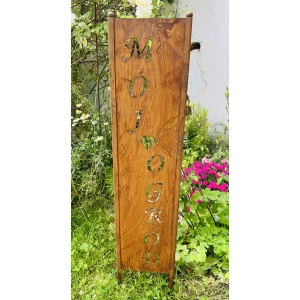 Panel ogrodowy parawan dekoracyjny metal patyna 120cm ,,Mój Ogród”