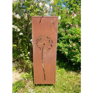 Panel ogrodowy duży XXL parawan dekoracyjny 180cm x 50cm Dmuchawiec Czosnek