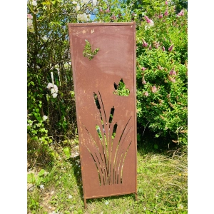 Panel ogrodowy duży XXL parawan dekoracyjny 180cm x 50cm Motyle