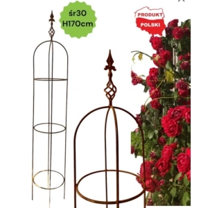 Podpora obelisk do roślin krzewów piwonii hortensji róż podpórki pergola D30 170cm
