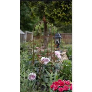 Podpora do roślin krzewów kwiatów roślin OBELISK ozdoba średnica 25cm wysokość 100cm