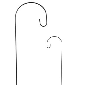 Metalowy pręt uchwyt do zawieszek ogrodowych / dekoracji 60cm x 5 sztuk zestaw
