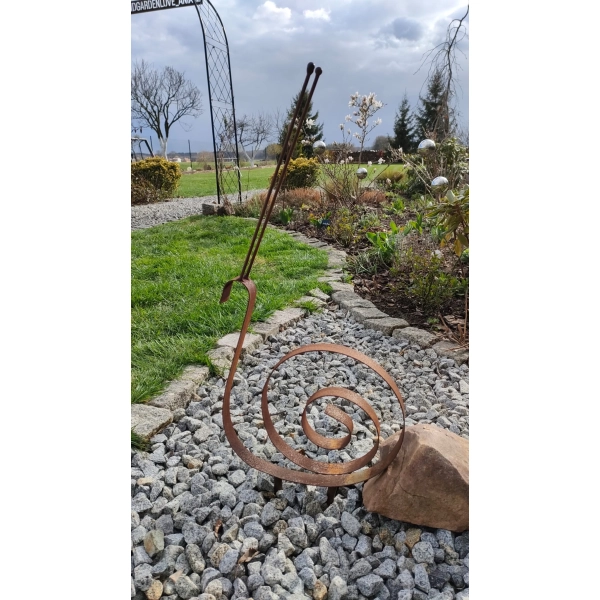 Stylowy Ślimak dekoracja ozdoba ogród doniczka 50cm 3D