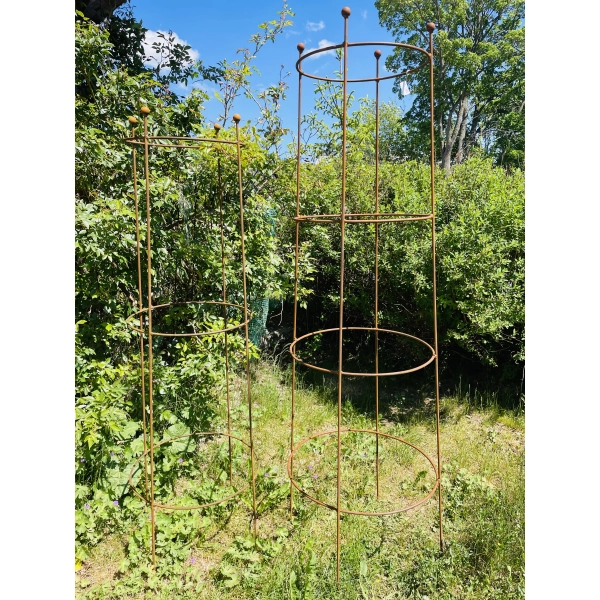 Podpora do roślin krzewów piwonii hortensji róż podpórki pergola obelisk średnica 50 wysokosć 160cm