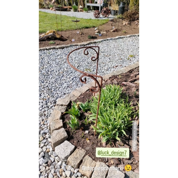 Stylowa Podpora do roślin krzewów hortensji róż piwonii solidna średnica 30cm , 50cm wysokość