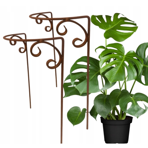 Stylowa Podpora do roślin krzewów hortensji podpórka solidna średnica 40cm wysokość 60cm