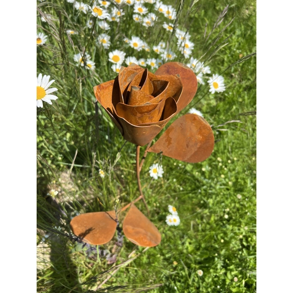 Stylowa Róża dekoracja ogrodowa 90cm