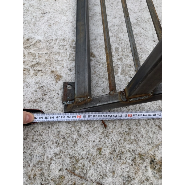 Most ogrodowy z metalu mostek vintage dekoracja do ogrodu i stawu długość 240cm