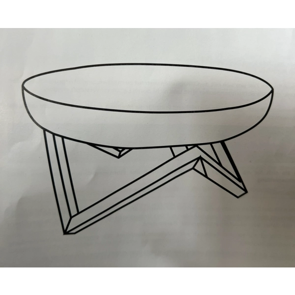 Dekoracyjne Lustro Wodne z Metalu - Okragłe Oczko Wodne, Palenisko w kolorze czarnym srednica 60cm Plus stelaż - nóżki w zestawie