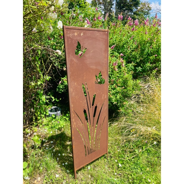 Panel ogrodowy duży XXL parawan dekoracyjny 180cm x 50cm Motyle