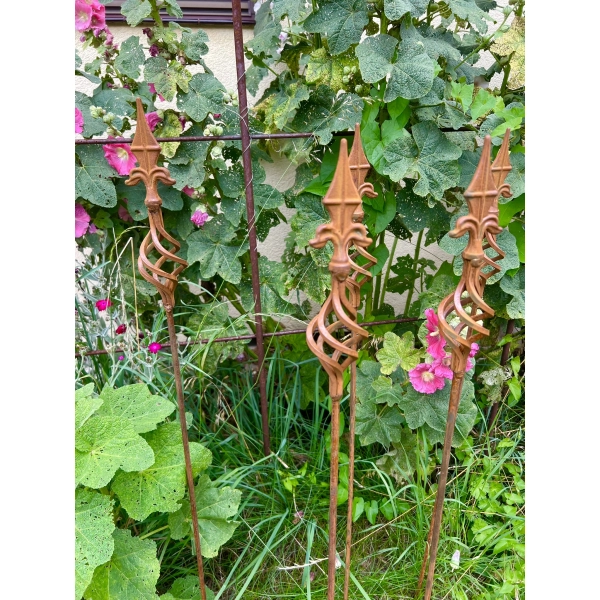 Solidna Podpora metalowa do roślin pnących kwiatów róż trejaż 120cm PERGOLA