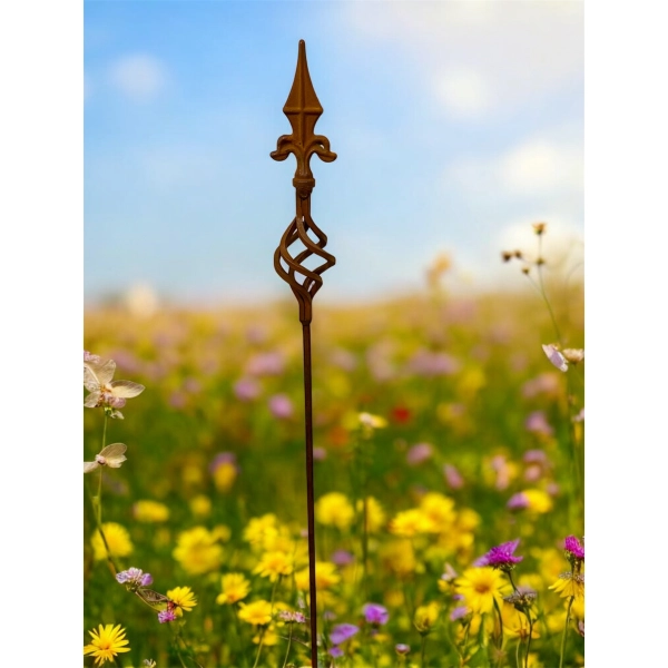 Solidna Podpora metalowa do roślin pnących kwiatów róż trejaż 120cm PERGOLA