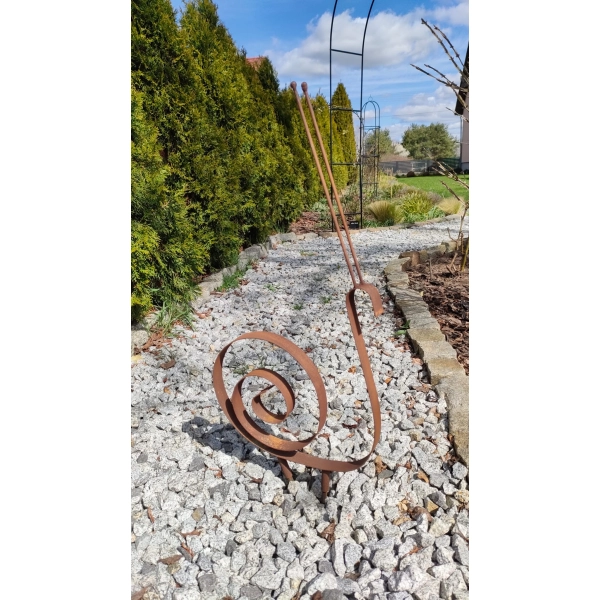 Stylowy Ślimak dekoracja ozdoba ogród doniczka 50cm 3D