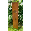 Panel ogrodowy parawan dekoracyjny metal patyna 180cm Dmuchawiec