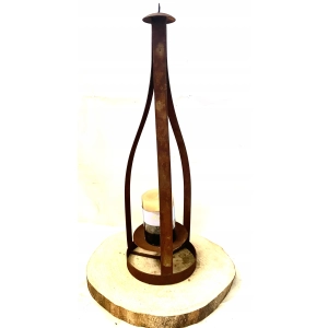 Stylowy Świecznik dekoracja rustykalny kwietnik osłonka doniczka 50cm