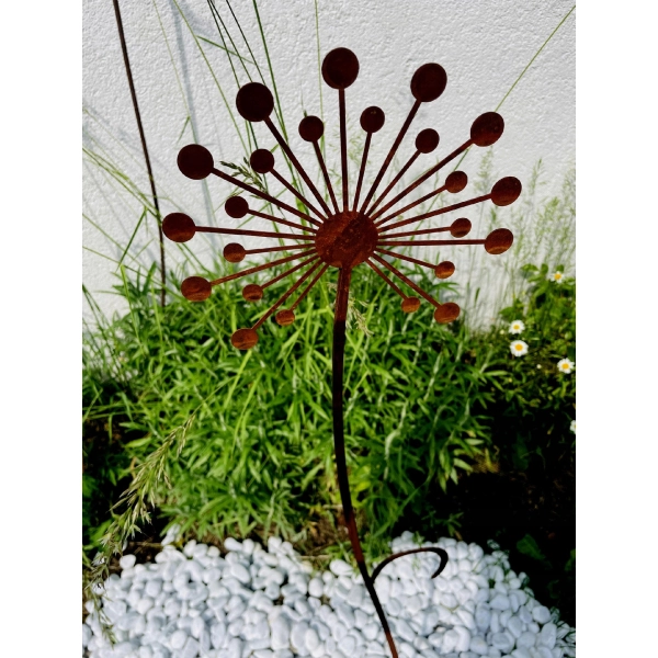 Stylowy KWIAT OGRÓD DONICZKA ozdoba dmuchawiec 120cm