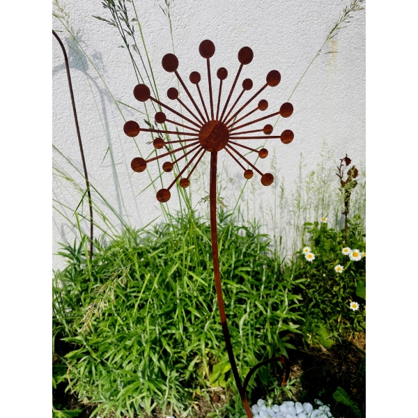 Stylowy KWIAT OGRÓD DONICZKA ozdoba dmuchawiec 120cm