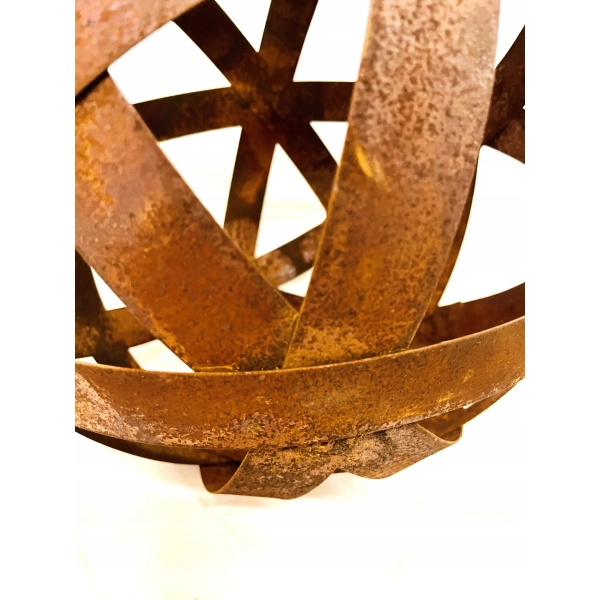 Kula ogrodowa sferyczna, dekoracyjna rustykalna 30cm - ogród taras