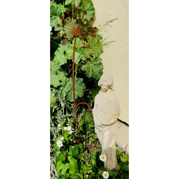 Stylowy KWIAT OGRÓD DONICZKA ozdoba dmuchawiec 120cm