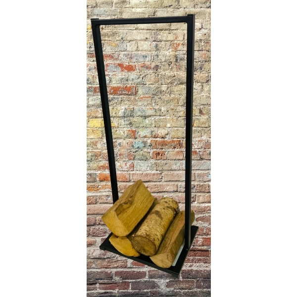 Stojak regał kosz na drewno kominkowe LOFT kominek, PL NOWOŚĆ H80cm nowoczesny