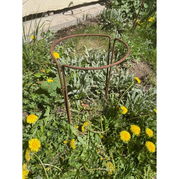 Podpora do krzewów roślin kwiatów pergola 30/50cm pojedyncza półokrągła
