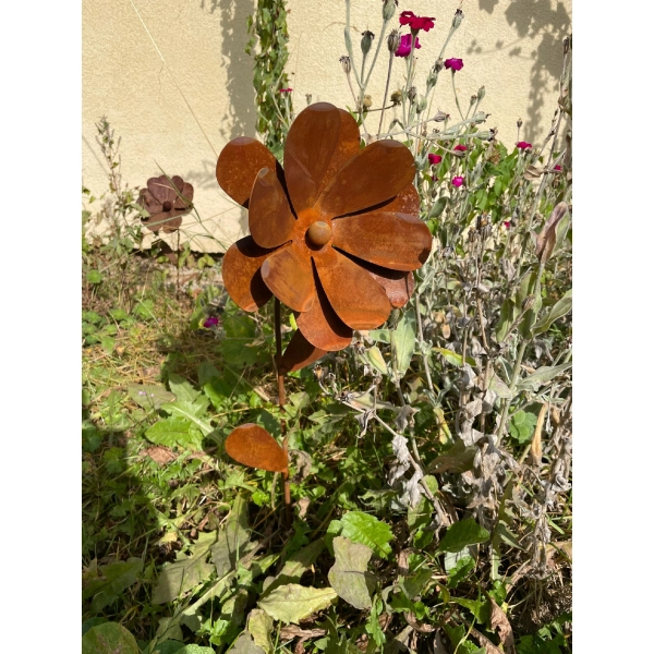 Stylowy KWIAT OGRÓD DONICZKA ozdoba średnica 20cm wysokość 60cm wazon