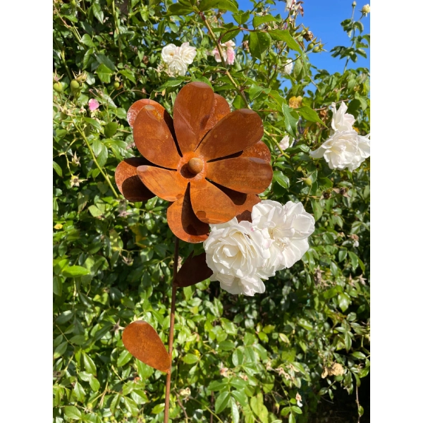 Stylowy KWIAT OGRÓD DONICZKA ozdoba średnica 20cm wysokość 60cm wazon