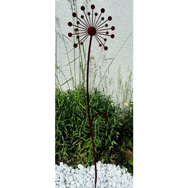 Stylowy KWIAT OGRÓD DONICZKA ozdoba dmuchawiec 120cm