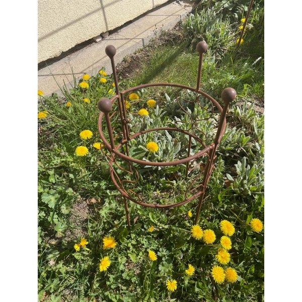 1x Podpora do roślin krzewów kwiatów roślin solidna średnica 30cm wysokość 55cm