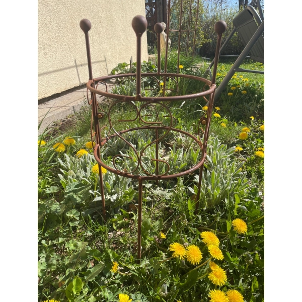 1x Podpora do roślin krzewów kwiatów roślin solidna średnica 30cm wysokość 55cm