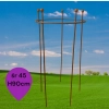 Podpora PREMIUM podpórki do roślin krzewów róż hortensji piwonii średnica 45cm wysokość 90cm