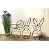 Zając wyjątkowy Królik Wielkanoc Loft ozdoba figurka duży XL 60cm Zajączek