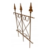 podpora ogrodzenie metalowe dekoracyjne obrzeże róż pergola solidne 53x37cm