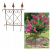podpora ogrodzenie metalowe dekoracyjne obrzeże róż pergola solidne 53x37cm
