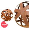 Kula XL dekoracja ogrodowa metalowa rustykalna 50cm