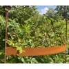 Płot OGRÓD ozdoba do hortensji obrzeże metalowe solidne podpora zaokrąglone 50x60cm