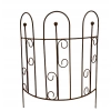 1 x Podpora metalowa palisada podpórka obrzeże pergola solidne 50x65cm