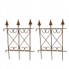 podpora ogrodzenie metalowe dekoracyjne obrzeże róż pergola solidne 53x37cm