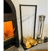 Stojak regał na drewno kominkowe LOFT kominek, PL NOWOŚĆ H80cm nowoczesny