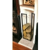 Stojak regał kosz na drewno kominkowe LOFT PL POJEMNY 80x30x30cm nowoczesny