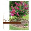 Podpora metalowa roślin krzew podpórka obrzeże pergola solidna 60x50cm