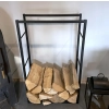 Stojak regał na drewno kominkowe metalowy LOFT POLSKI pojemny solidny 100cm